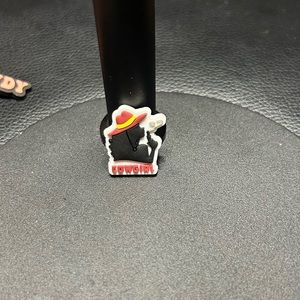 3/$8 Cowgirl Silhouette Croc Charm